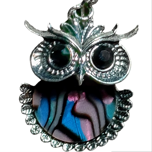 New owl dangle earings - Picture 2 of 3